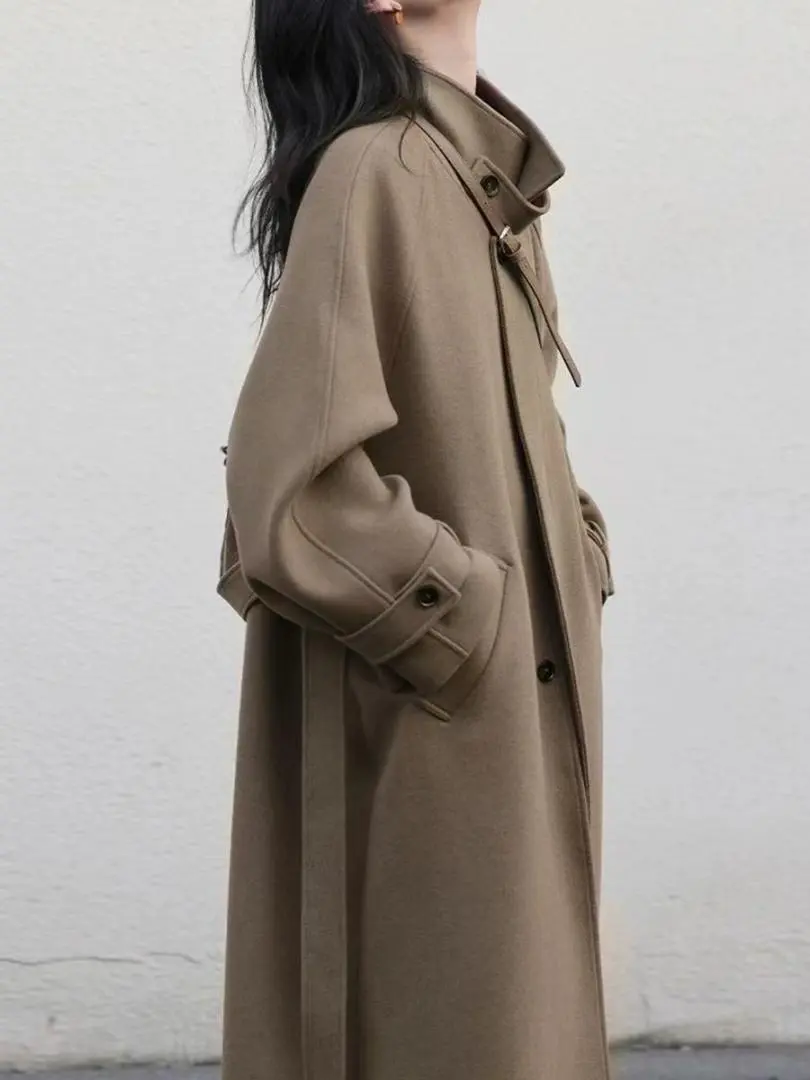 Thumbnail of Khaki Wool Blend Duffle Coat