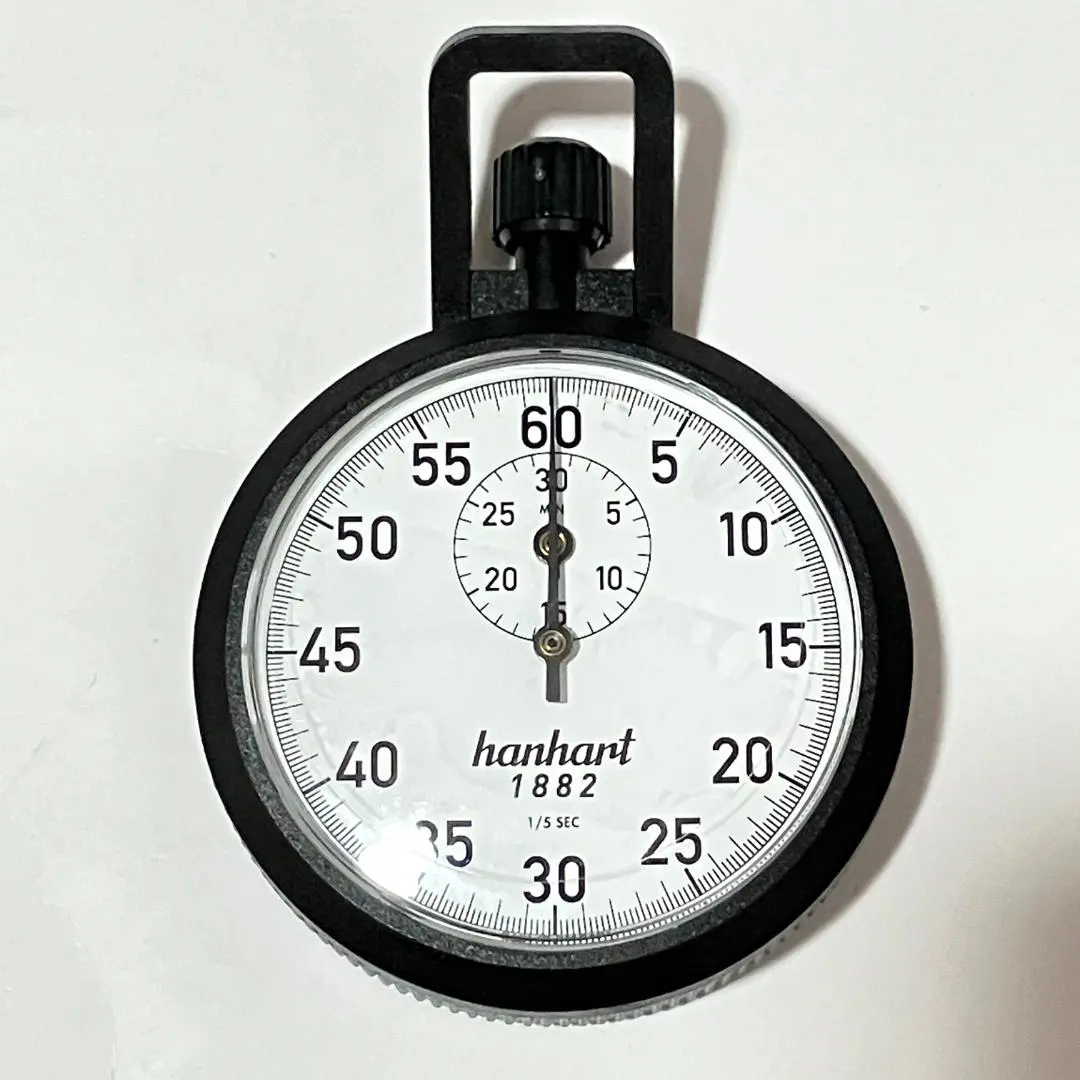 美品】 HANHART ハンハルト 手巻き アナログ ストップウォッチ ハンハルト/HANHART アナログストップウォッチ＆懐中時計