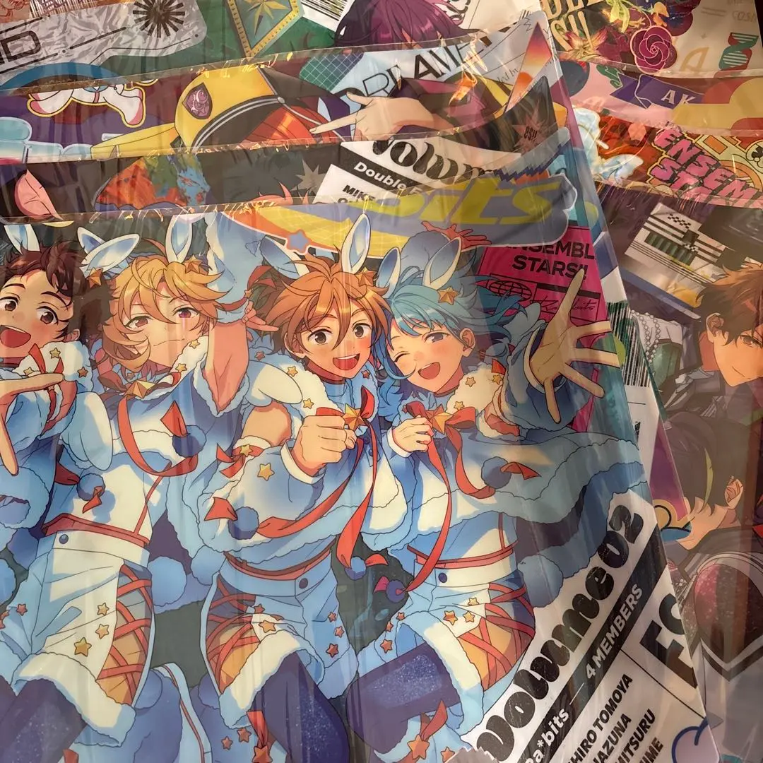 あんスタ アニメイト特典 クリアポスター 紅月  ラビッツ ダブルフェイスセット あんスタ アニメイト特典 クリアポスター 紅月 ラビッツ ダブル