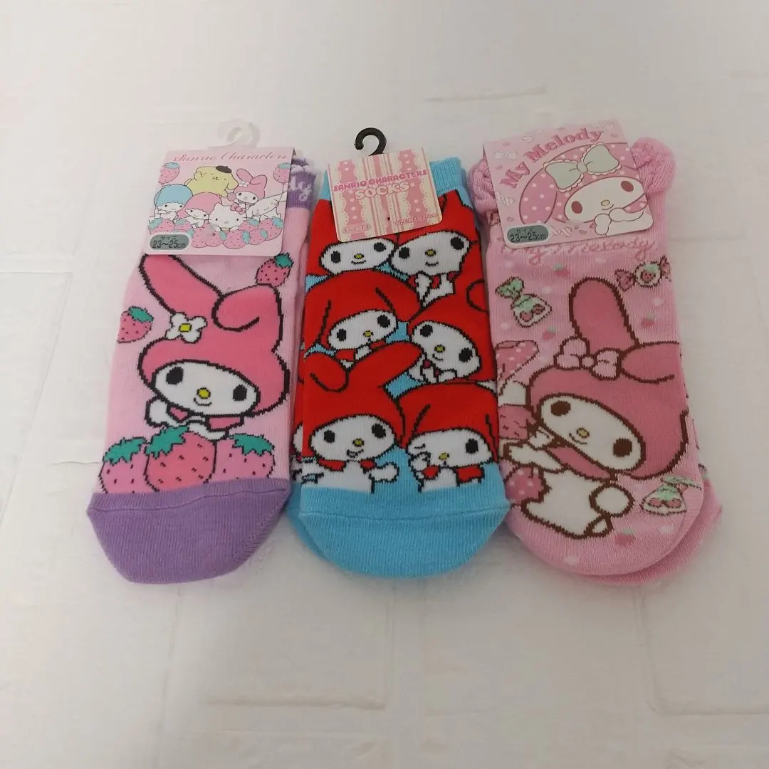 Thumbnail of My Melody - Set of 3 Pairs of Socks