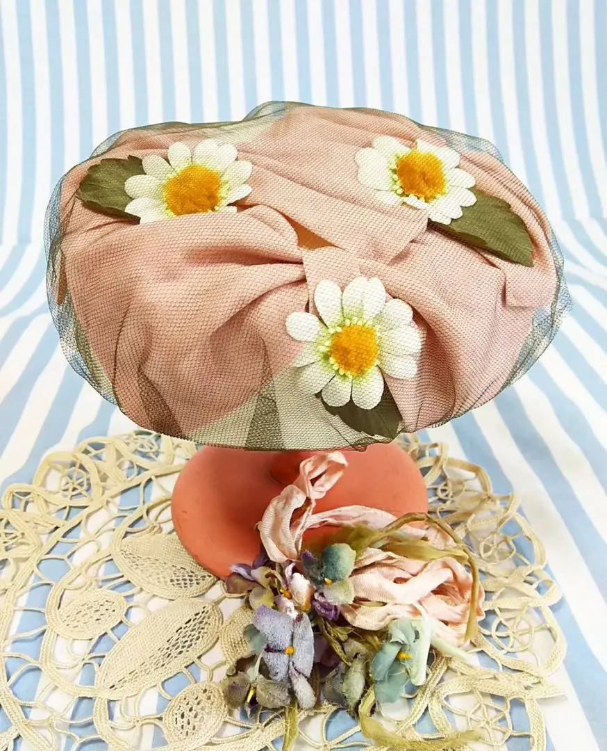アノンハットお帽子布花 アノンハットお帽子布花
