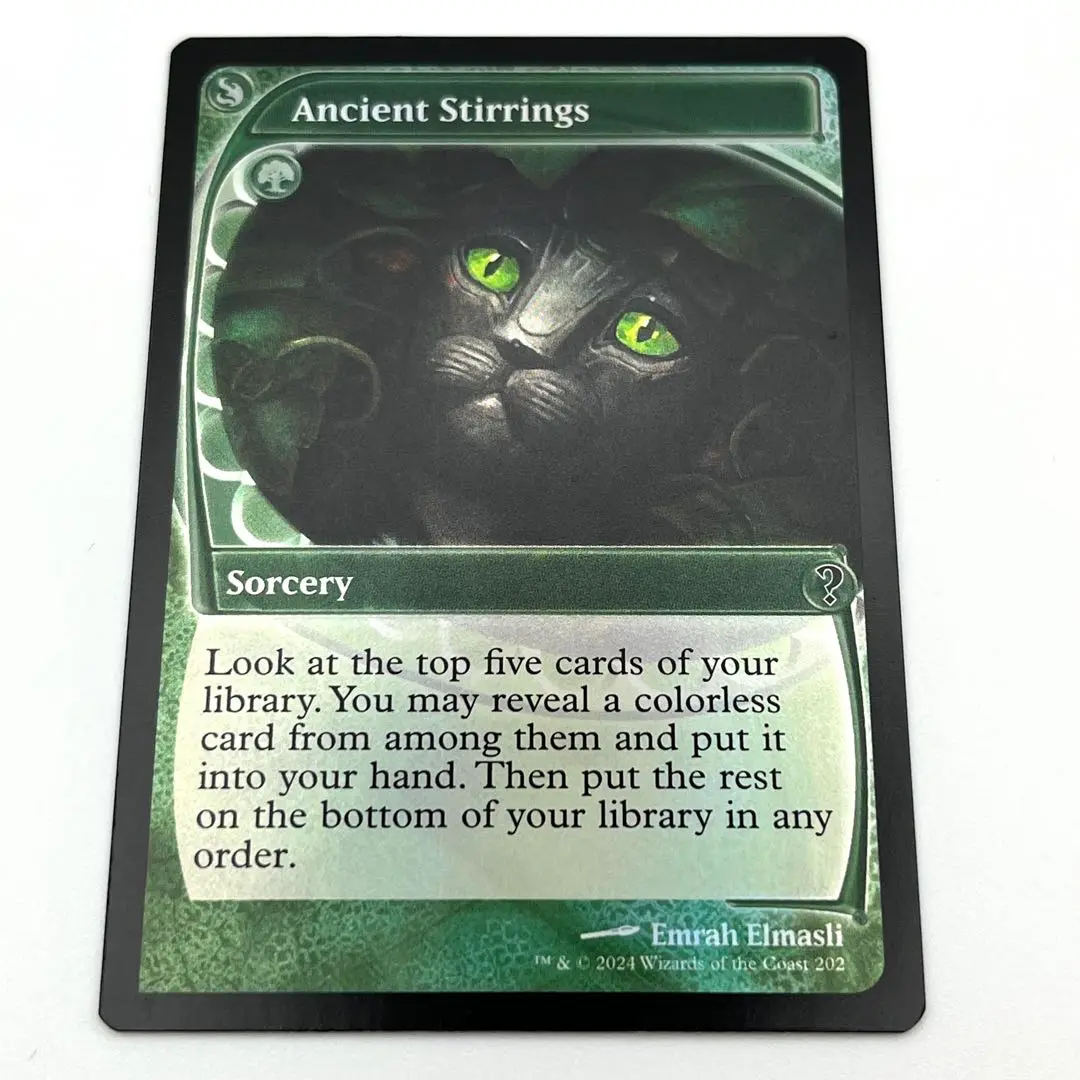 古きものの活性 旧枠 foil MTG マジック・ザ・ギャザリング Foil】(355)□旧枠□《古きものの活性/Ancient Stirrings》[TSR