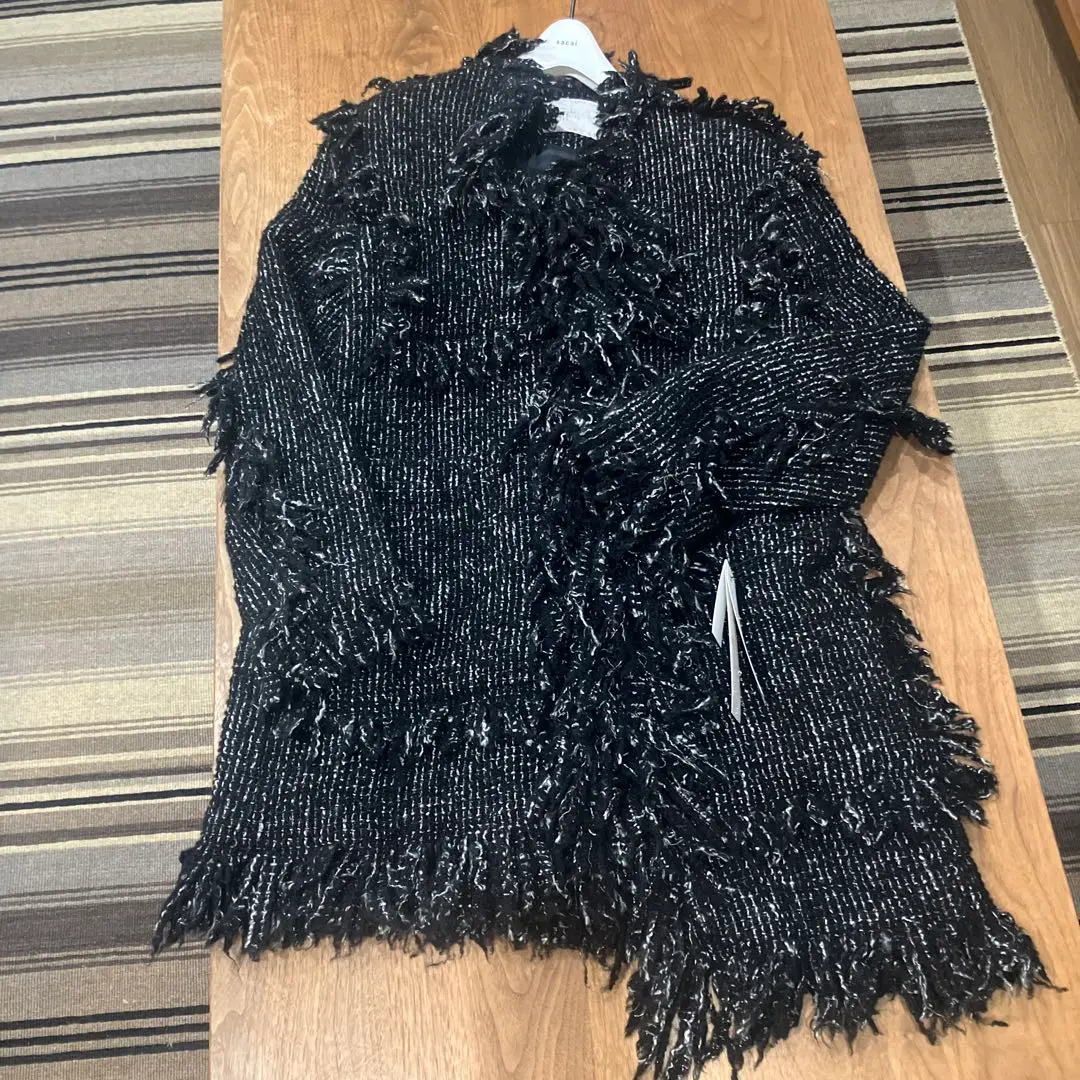 新品未使用　2023 sacai ツイードジャケット　コート sacai - Sacai 23AW ウール ツイード ジャケットの通販 by CYCLE