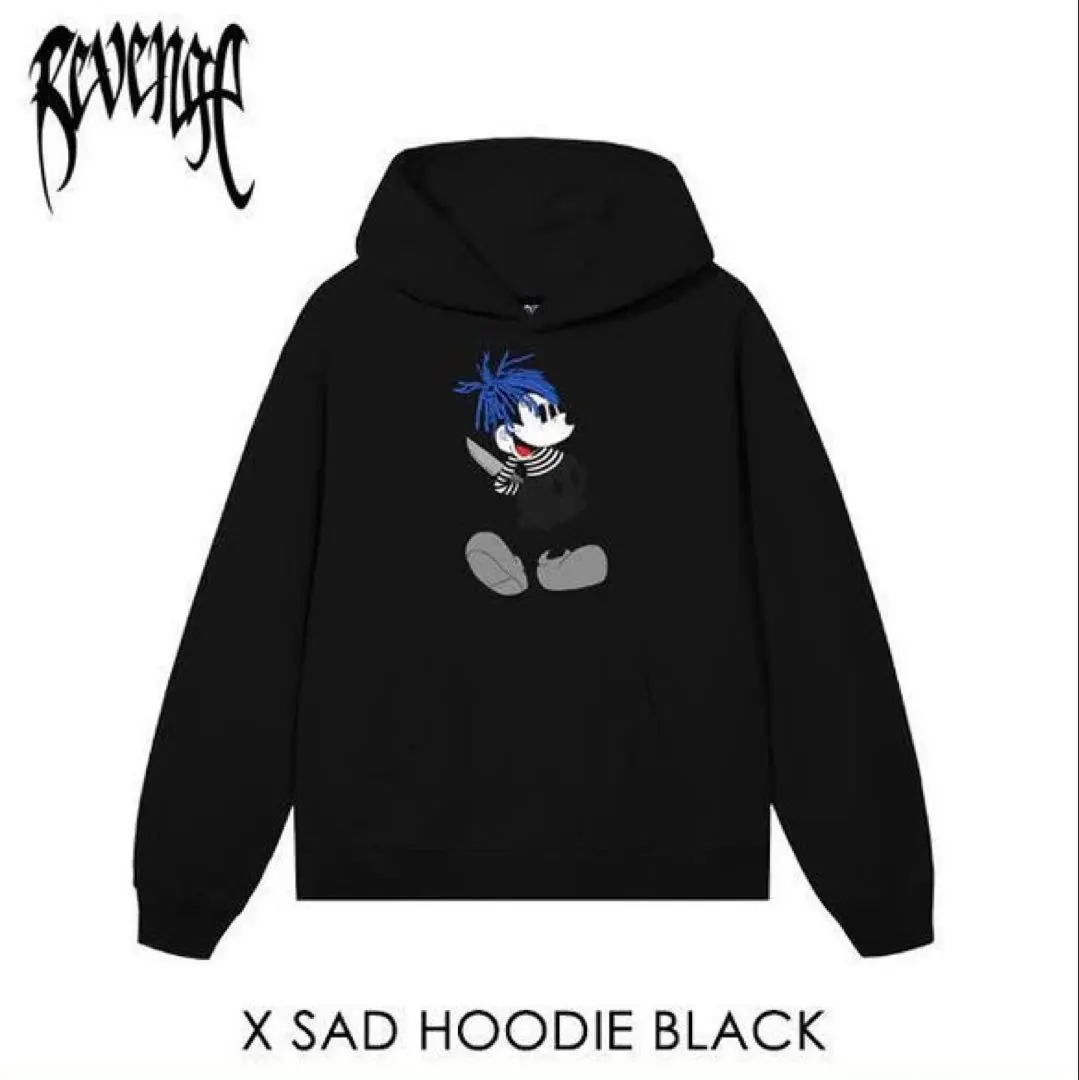 【M】revenge gallery グラフィック ライトニング パーカー M】revenge gallery グラフィック ライトニング パーカー