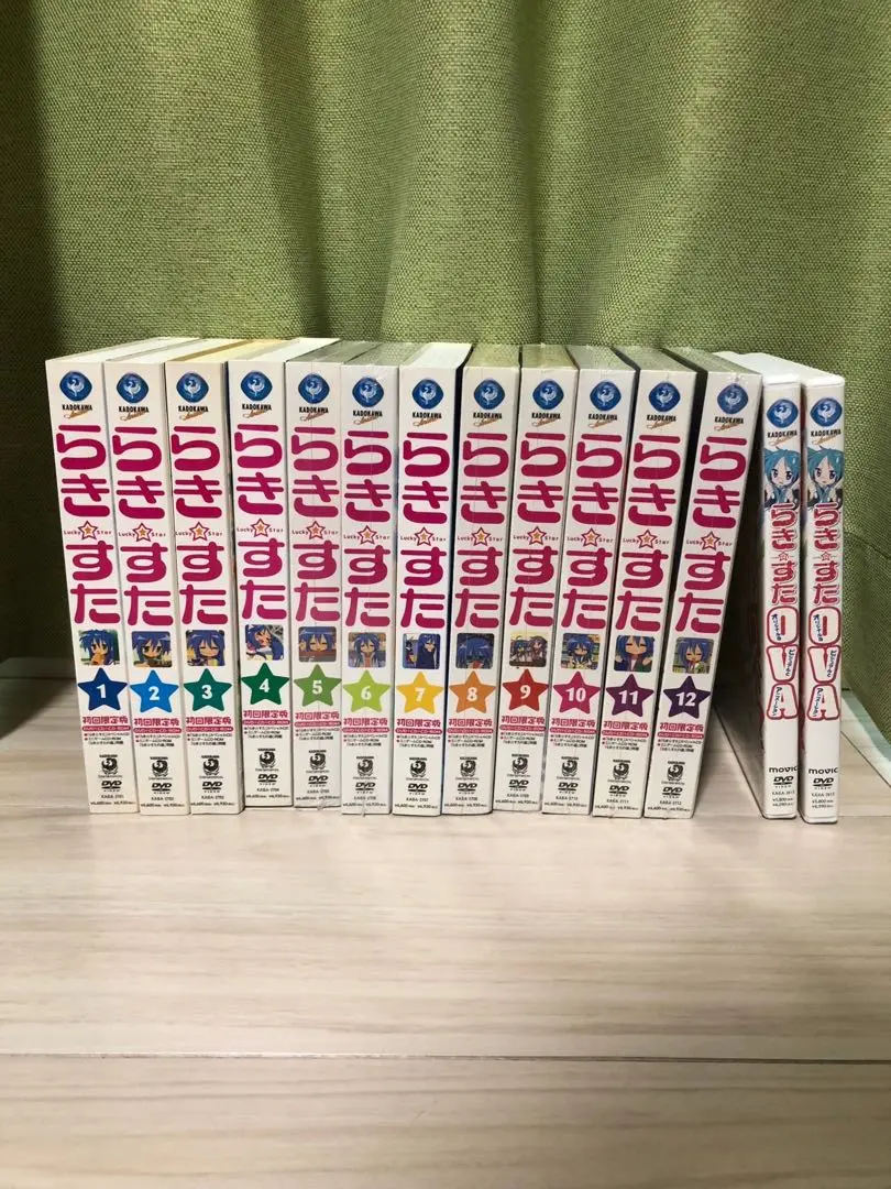らき☆すた〈初回限定版〉DVD 1〜12 全巻セット　未開封含む らき☆すた〈初回限定版〉DVD 1〜12 全巻セット 未開封含む