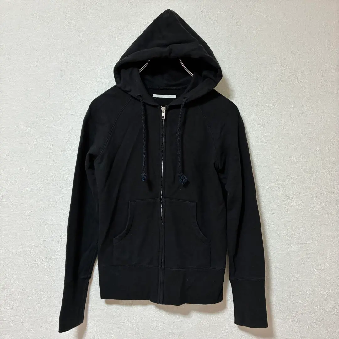 Thumbnail of Urban Research Black Full Zip Hoodie Women's Free Size Solid