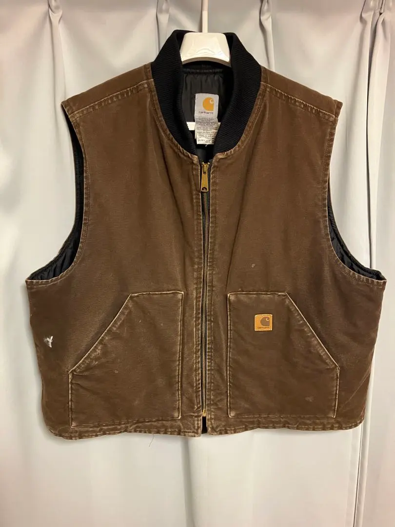 Carhartt 鴨紋背心 美國製 2XL 的縮圖