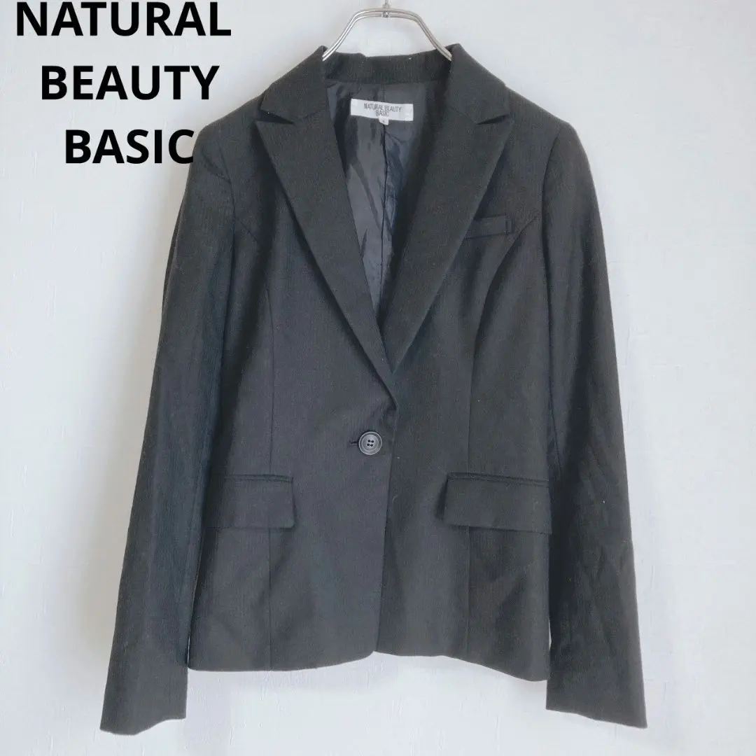Thumbnail of Natural Beauty Basic Tailored Jacket Business Suit Black