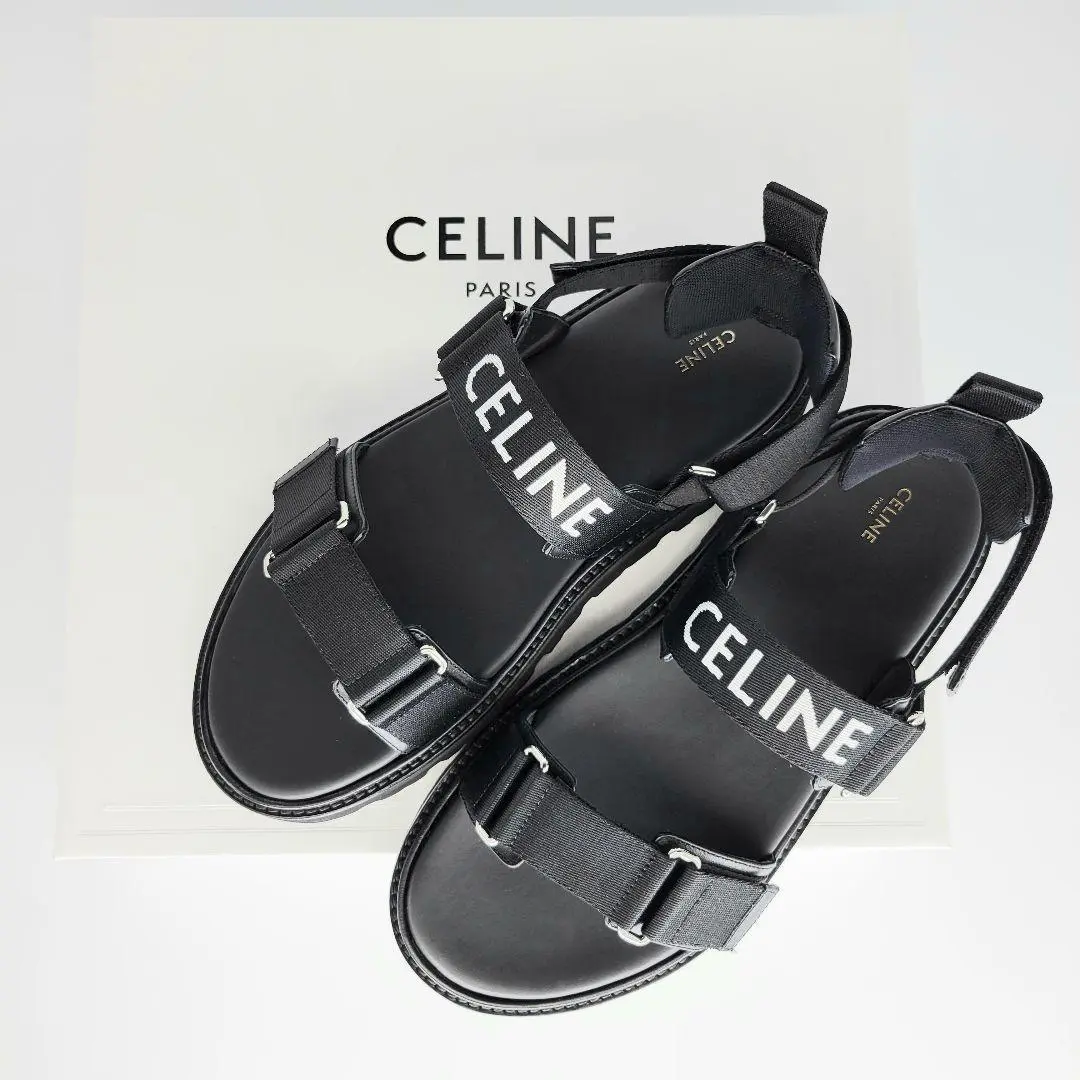 CELINE グルカサンダル ラバー 黒 セリーヌ 43 CELINE セリーヌ ラバーグルカサンダル – BETTER CALL BROSKI