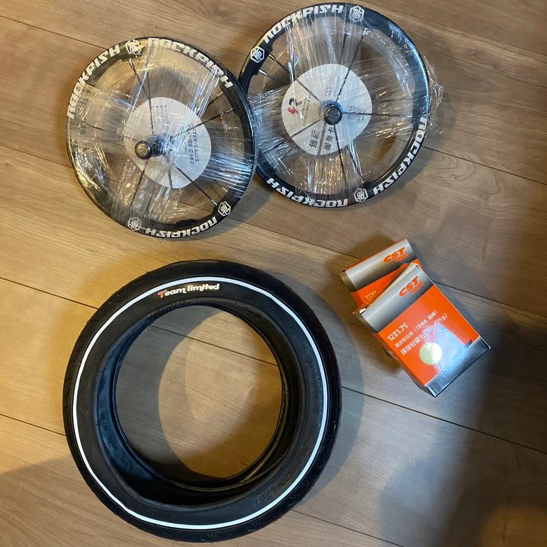 ランバイク　ホイール　中古　12インチ　ロックフィッシュ　タイヤ　スリックタイヤ ランバイク ホイール 中古 12インチ ロックフィッシュ タイヤ