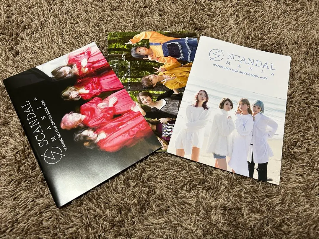 SCANDAL MANIA 会報39冊vol.3〜41まで。