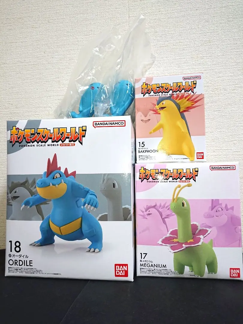 ポケモンスケールワールド ジョウト地方 オーダイル メガニウム などまとめ売り ポケモンスケールワールド ジョウト地方 メガニウム｜発送日