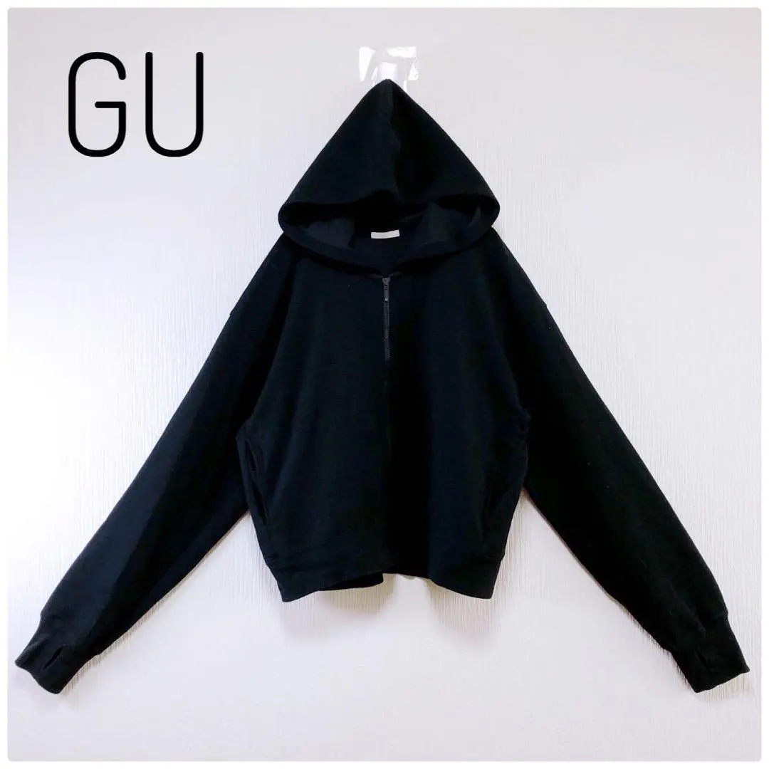 Thumbnail of GU UV Cut Full-Zip Parka (Long Sleeve) Black Washable Casual L