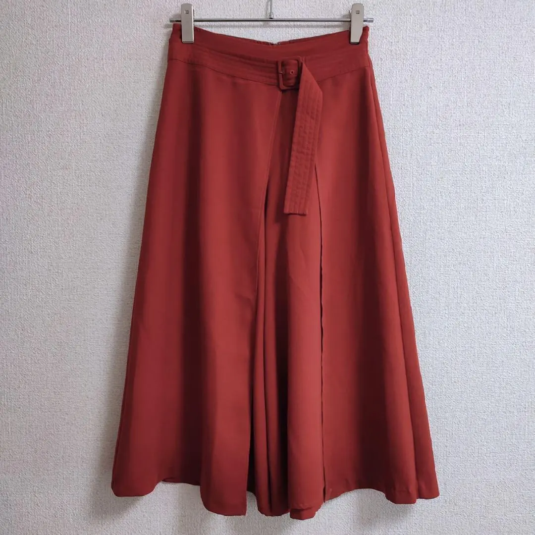 Thumbnail of s0364 JILL STUART Wide Pants with Waist Belt, Gaucho Pants
