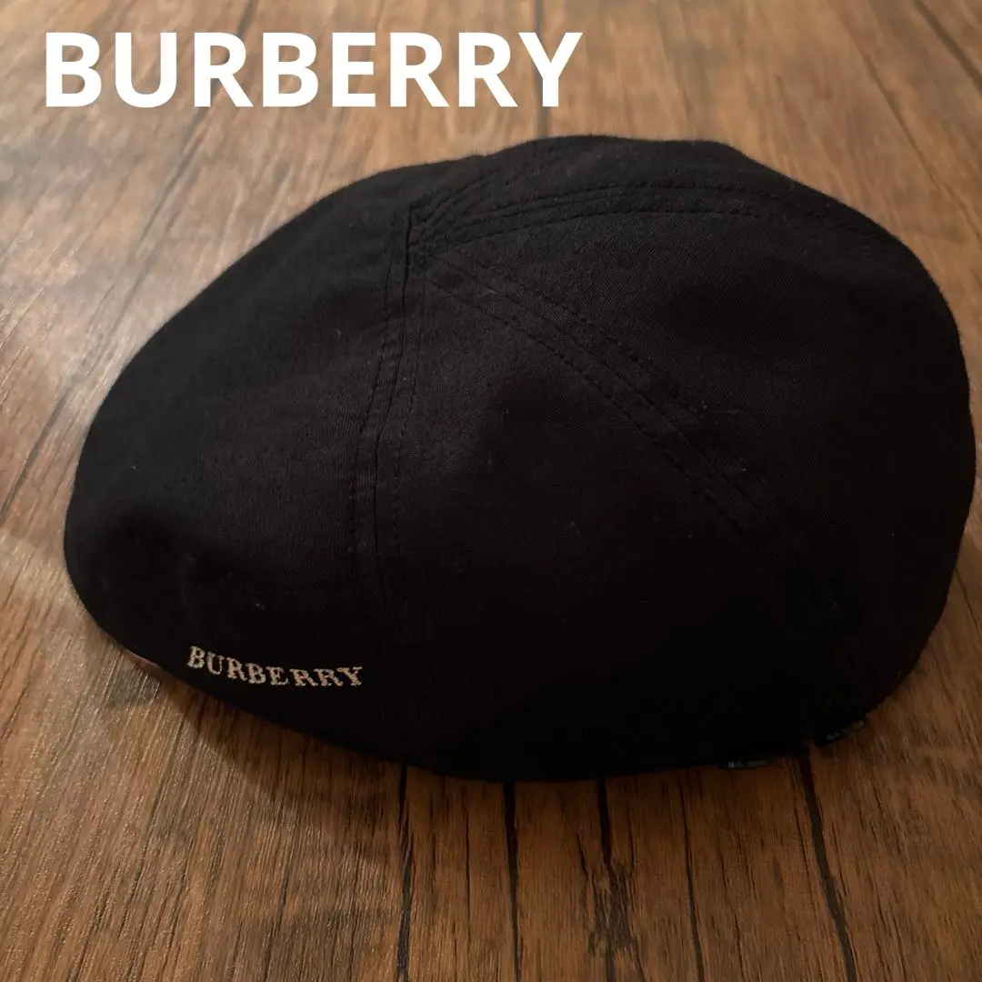 BURBERRYハンチング帽子ネイビー Burberry バーバリーブルーレーベル ハンチング帽子 ネイビー 57㎝