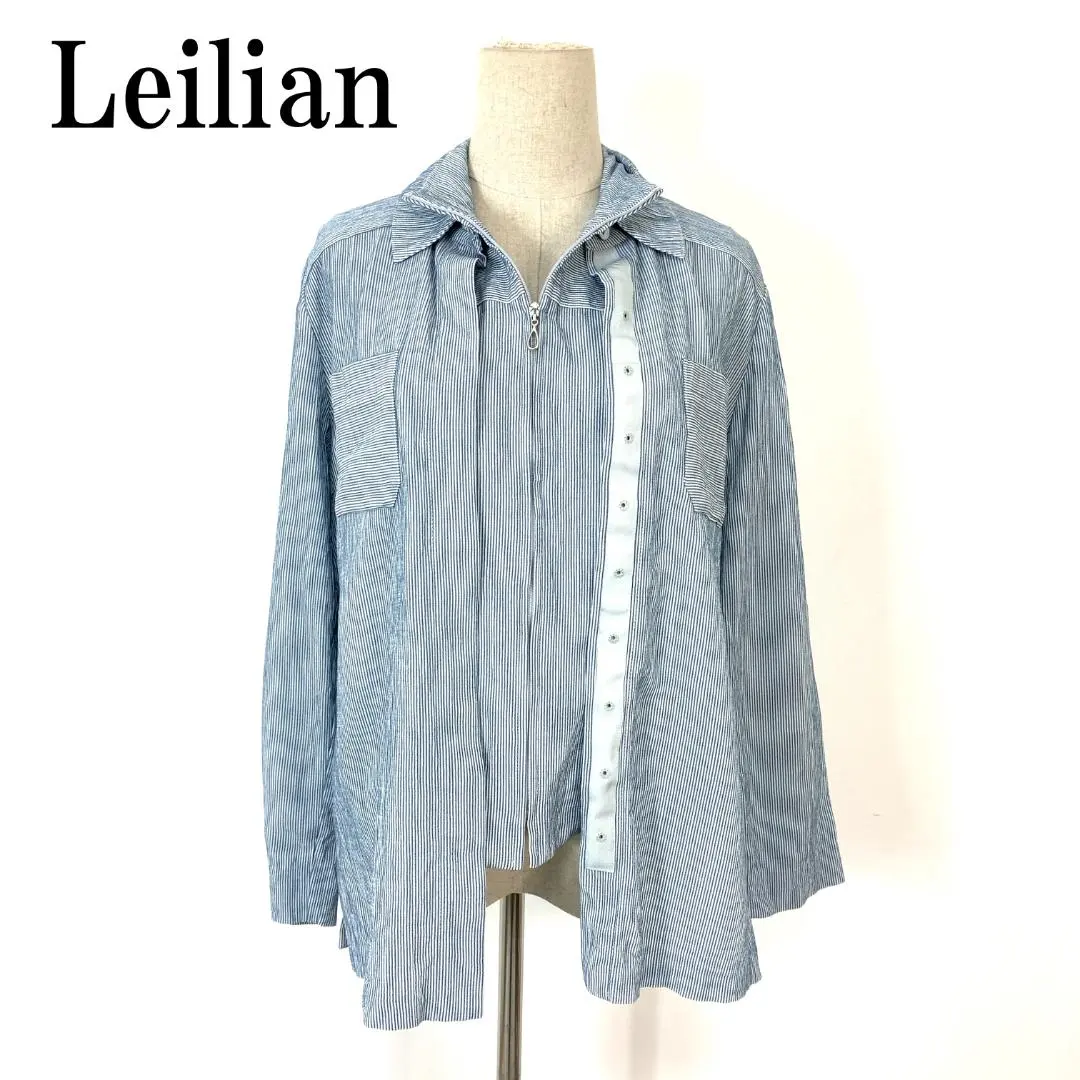 Thumbnail of Leilian Ensemble Vest Gilet Jacket Blouse Navy 7 B1064