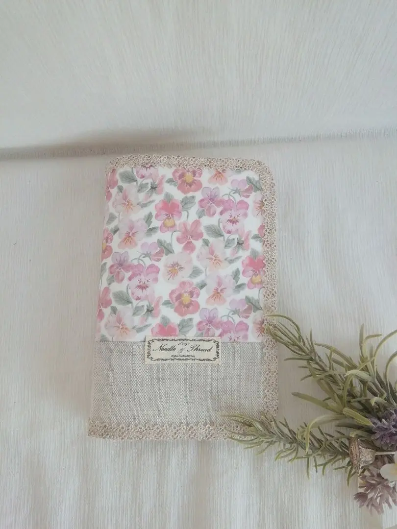 Thumbnail of Liberty and Linen Prescription Organizer Cover ♪ Think of Me - Pink ☆ Handmade