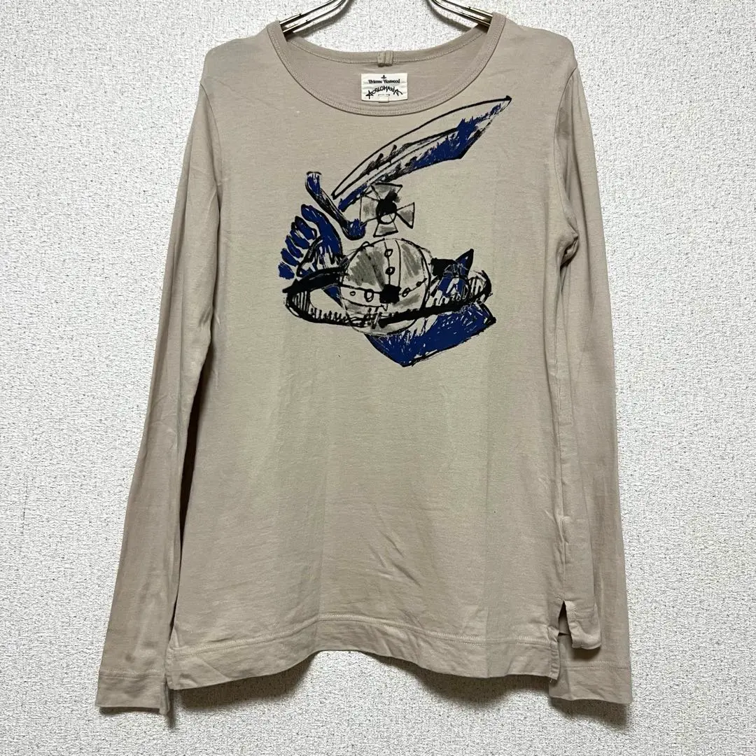 Vivienne Westwood ANGLOMANIA 長袖T ロンT 白 Vivienne Westwood ANGLOMANIA 長袖T ロンT 白 ロンT ホワイト