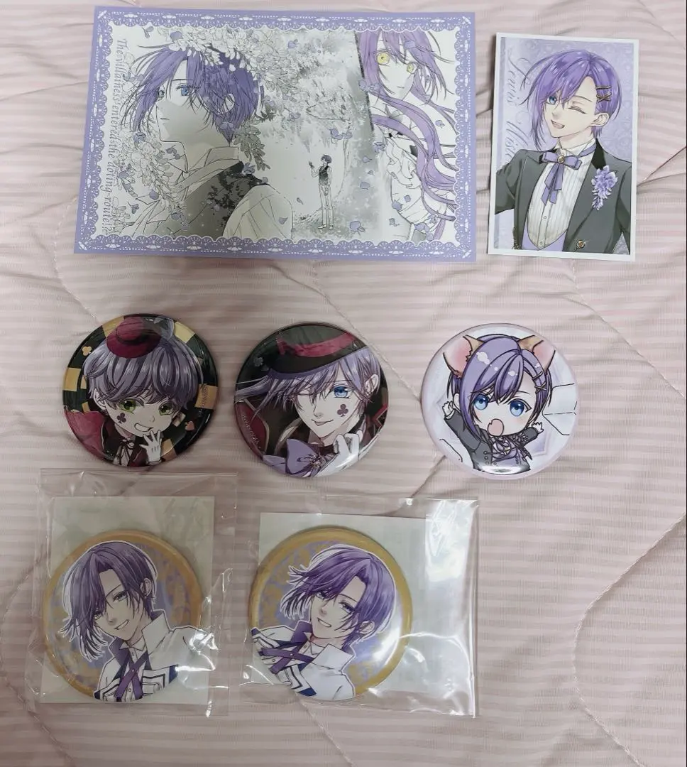 Thumbnail of Villainess Enters the Obsession Route Can Badge & Card Set