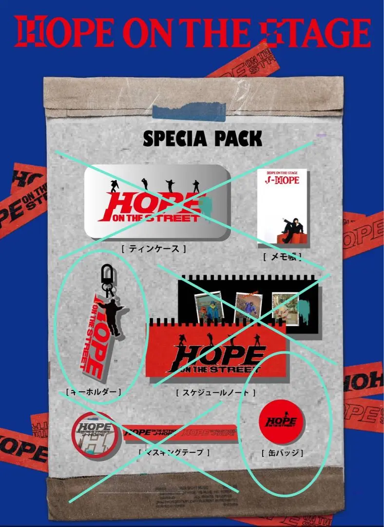 HOPE ON THE STREET pop up 限定トレカセット BTS J-HOPE HOPE ON THE STREET JPFC UMS Photocard Japan POB