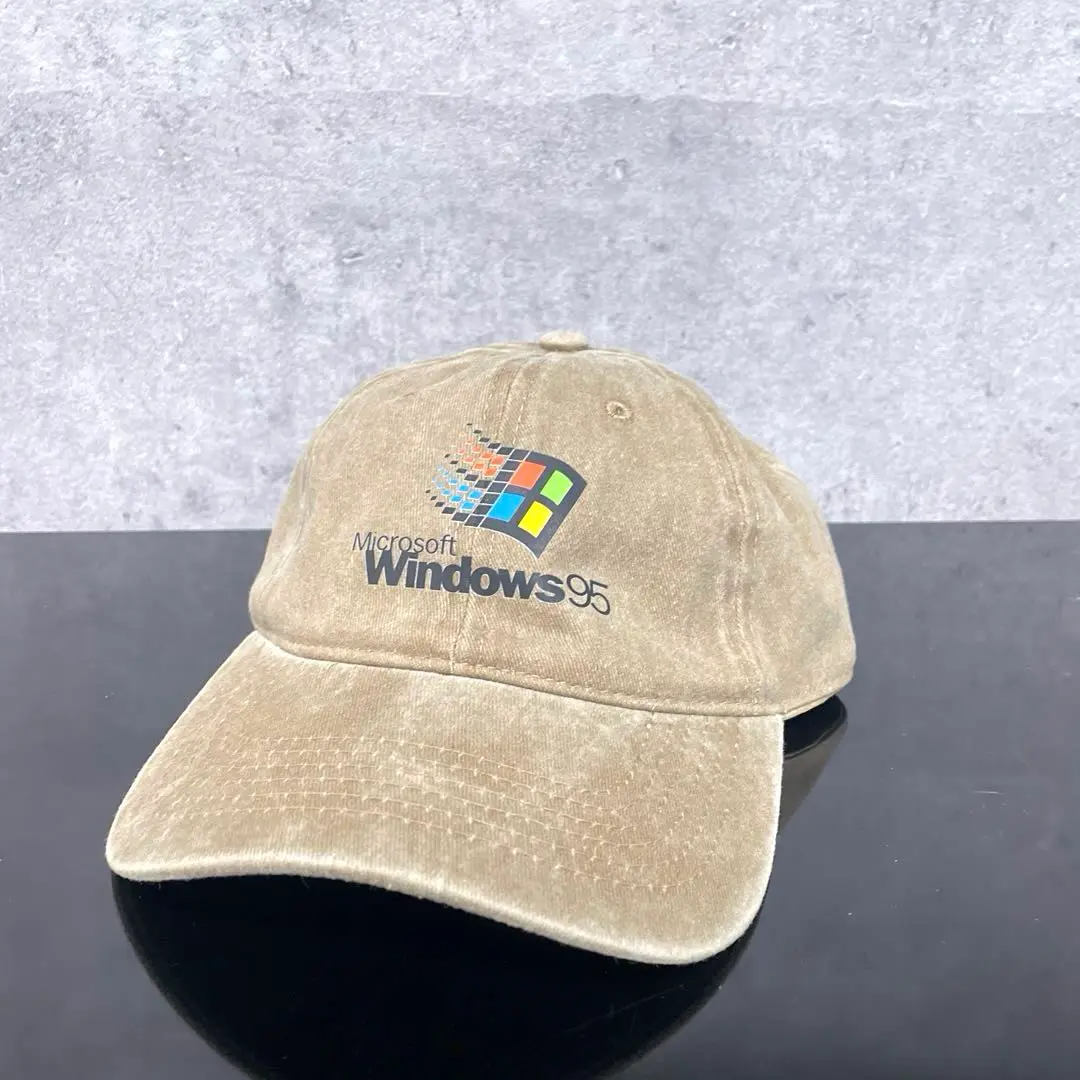 希少　Microsoft キャップ 美品 ビンテージ デニム キャップ Microsoft マイクロソフト