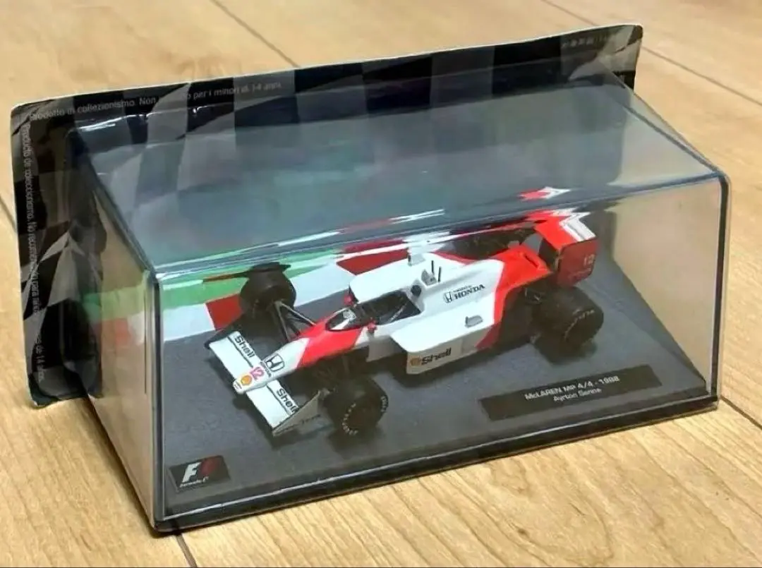 Thumbnail of [New & Unopened] McLaren MP4/4 Ayrton Senna 1/43 Scale Model Car