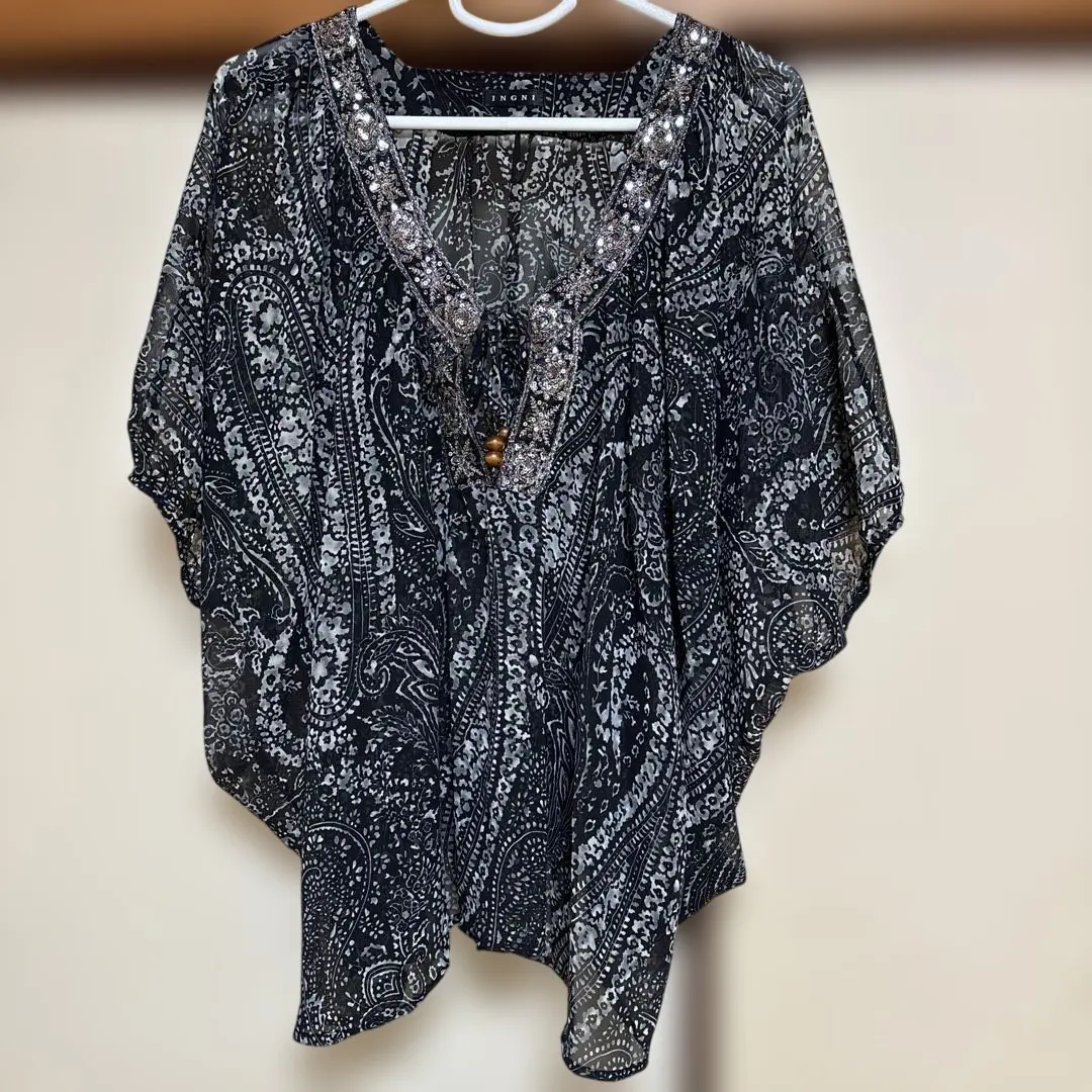 Thumbnail of Paisley Print Short-Sleeve Tunic
