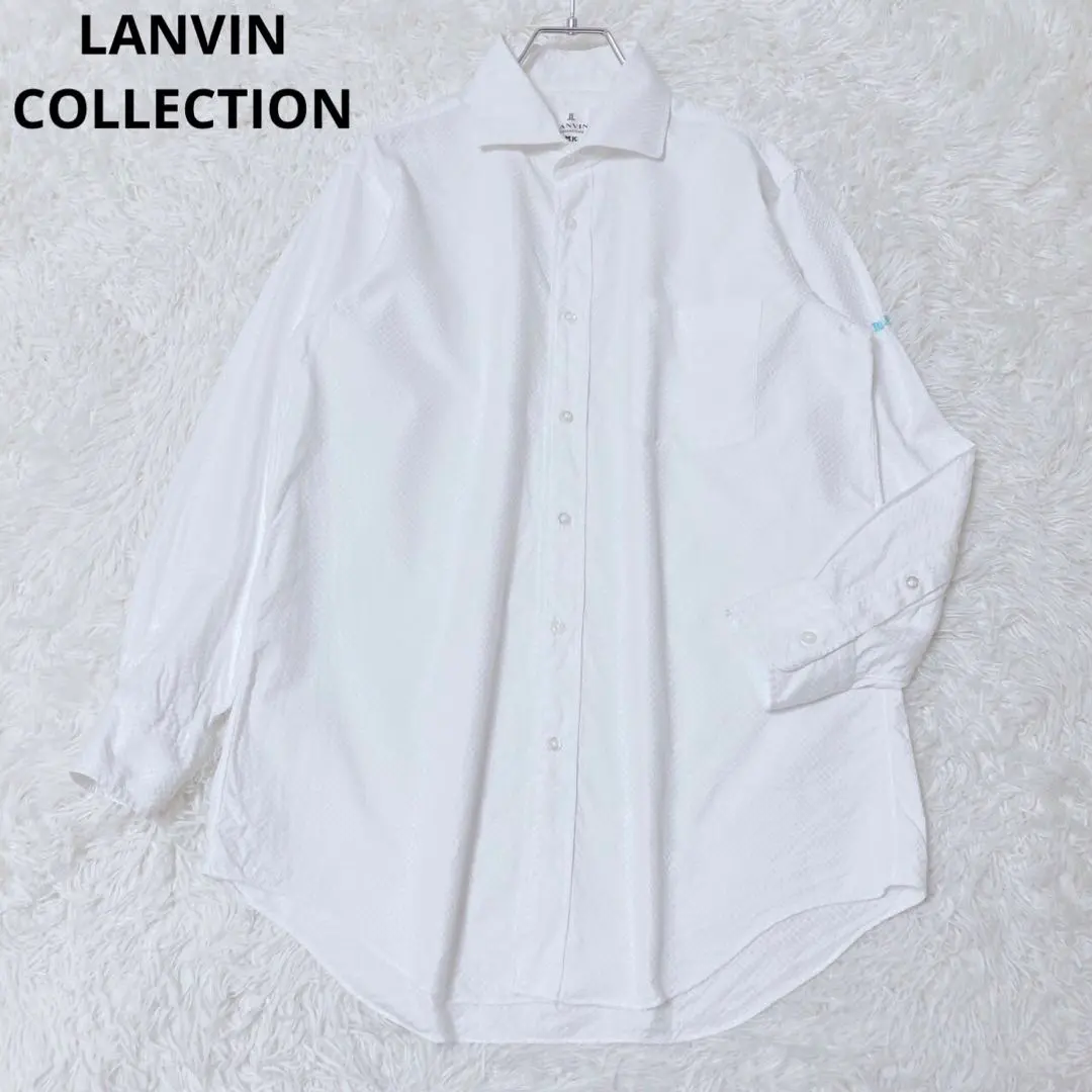 Thumbnail of LANVIN COLLECTION Long Sleeve Shirt Business Dress Shirt Cutaway Collar Made in Japan