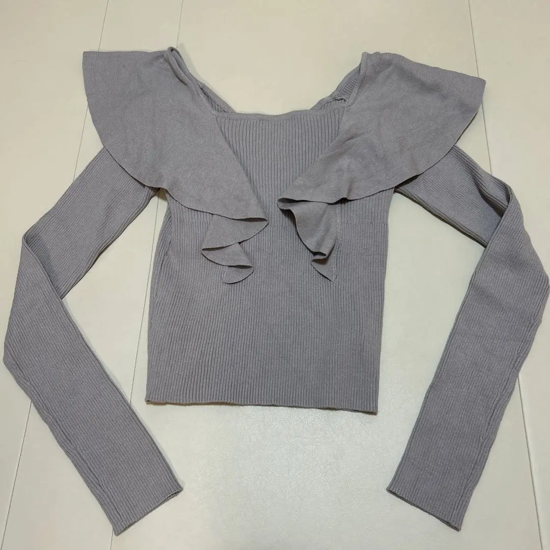 Thumbnail of Mercuryduo Fall Clothes Knit Frill Knit