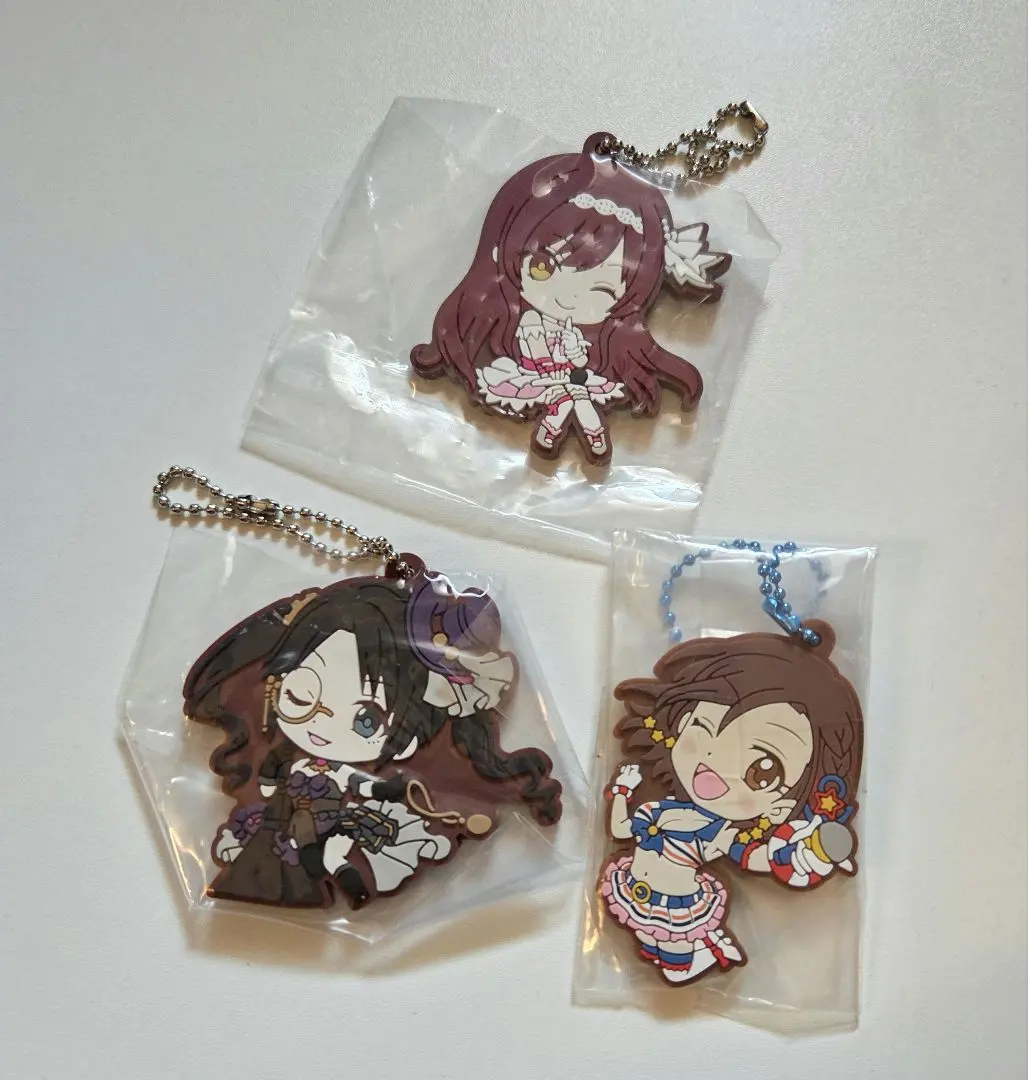 Thumbnail of THE IDOLM@STER Rubber Mascot: Amana Ōsaki, Sera Mizuki, Yuka Mifune