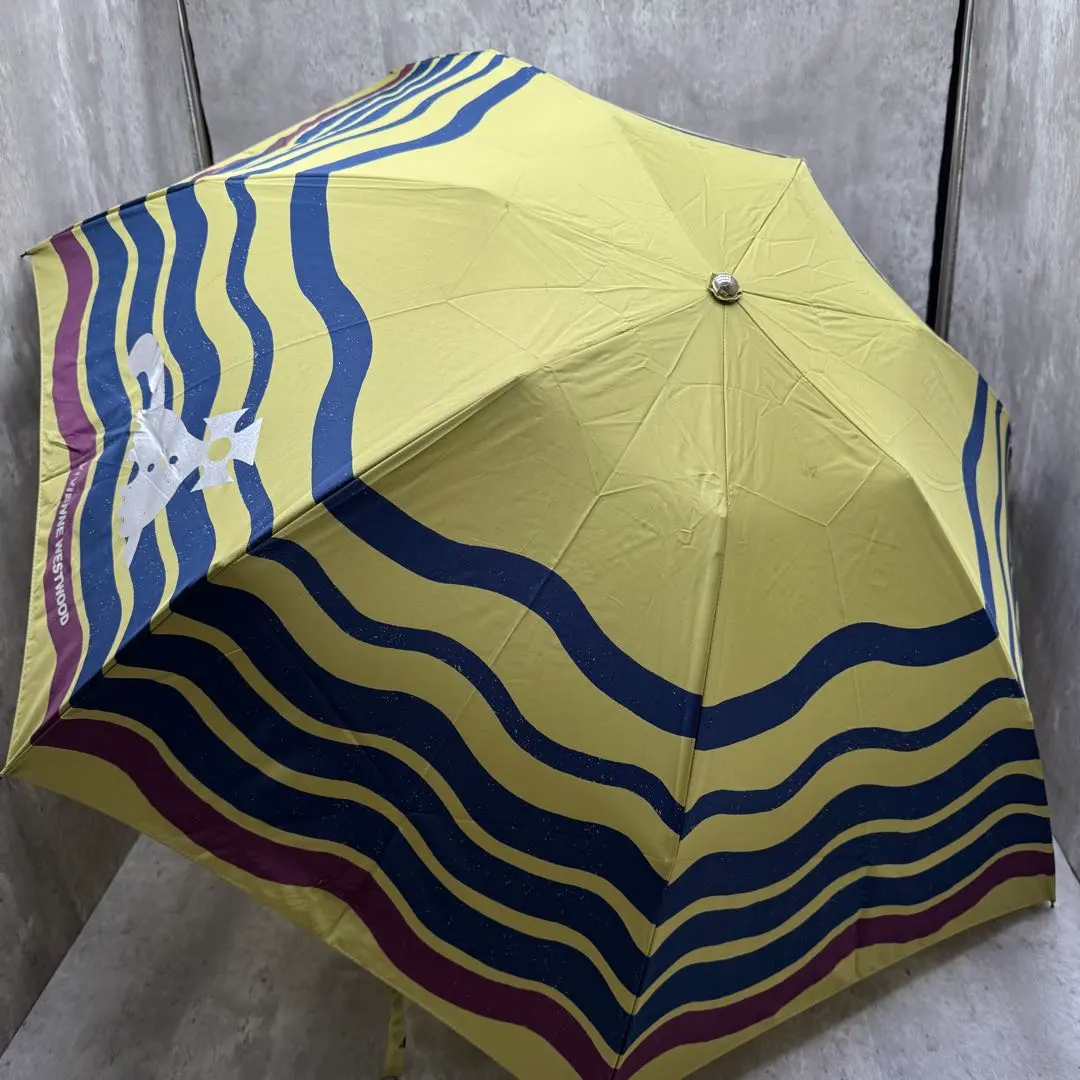 Thumbnail of Vivienne Westwood Folding Umbrella, Wave Pattern, Orb - Hard to Find