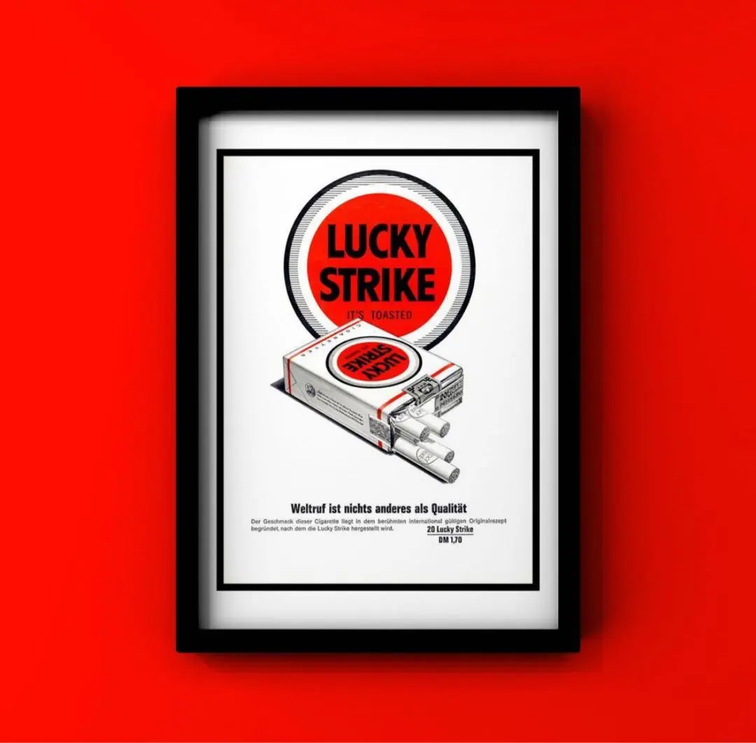 ポスター　メタルポスター　ウォールアート　ラッキーストライク 2025年最新ラッキーストライク ポスターの人気アイテム - メルカリ