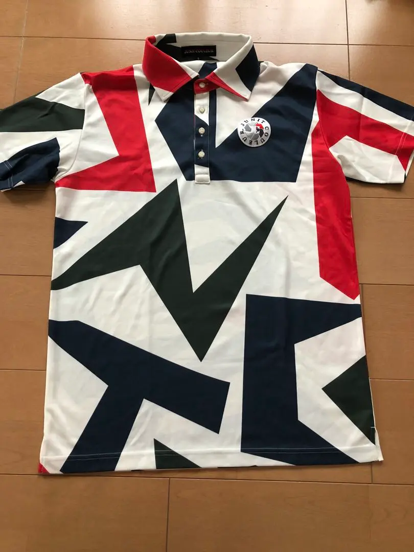 Thumbnail of JUNIT COULEUR Geometric Pattern Polo Shirt Junit Couleur