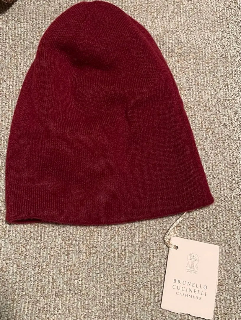正規新品☆Bruenello Cucinelli☆カシミヤニット帽子 2025年最新】ブルネロクチネリ ニット帽・ビーニーの人気