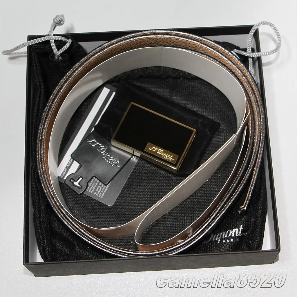 E9497S◾️エステーデュポン　レザーベルト ベルト | S.T. Dupont Official / エス・テー・デュポン 公式