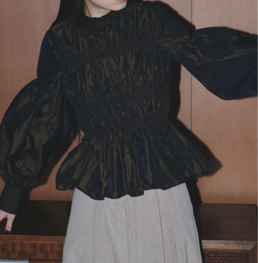 Thumbnail of TODAYFUL Chambray Shirring Blouse