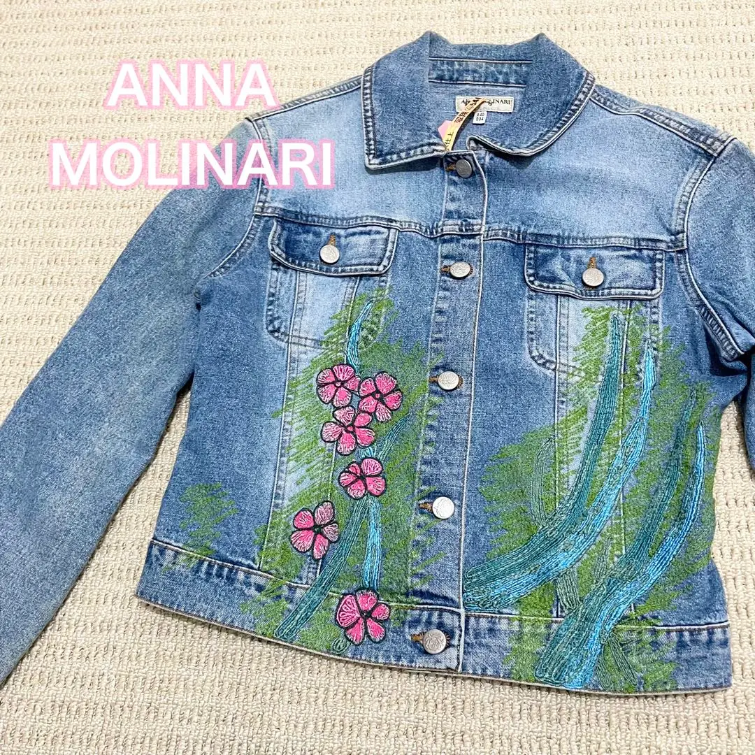 アンナモリナーリ　刺繍　Gジャン　アウター 2025年最新】アンナモリナーリ レディース Gジャン・デニム