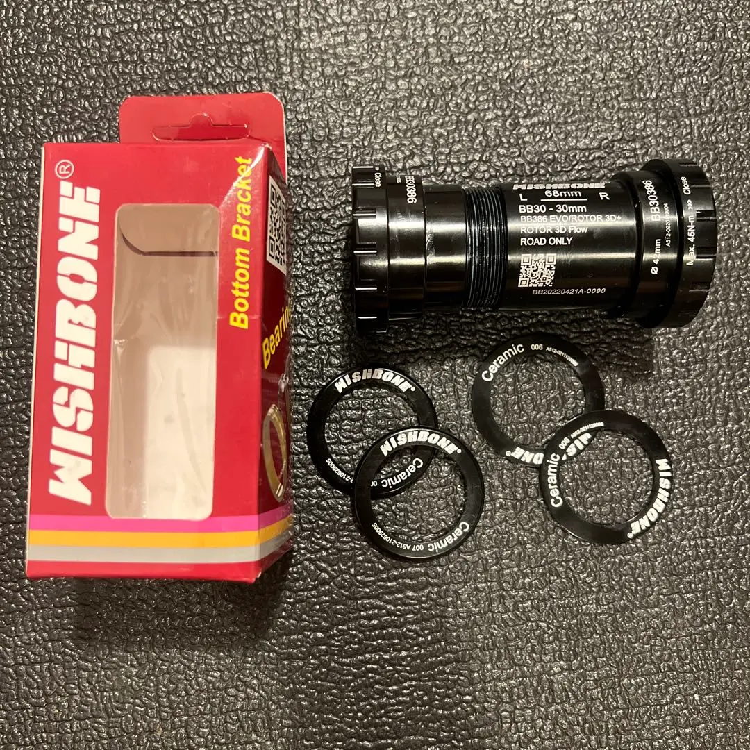 【最終値下げ】【未使用品】WISHBONE BB30A24 CERAMIC WISHBONE BB30A24 ONI BEARING SPECIAL CUSTOM ウィッシュボーン