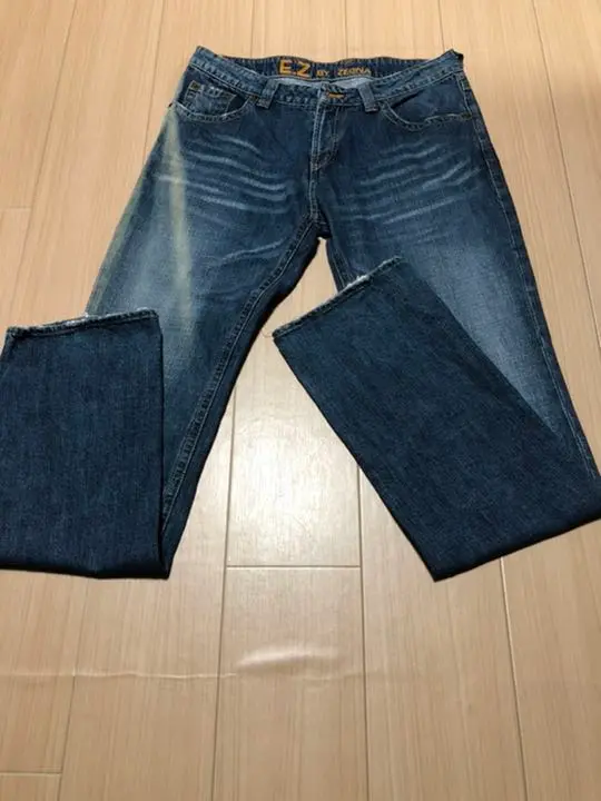 【値下げ】【新品未使用】ZEGNA ブラックデニム　プリーツ　トラウザーズ 2024新作 Mens [CM001] DenimTrouser {BLACK} ブラック デニム