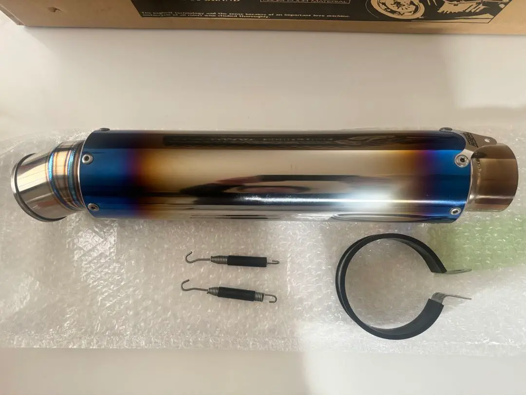 【値下げ】ナイトロレーシング ストレートチタンサイレンサー V-Ⅲ 420mm ストレイトチタンサイレンサー V-3 320mm/420mm | NOBLEST