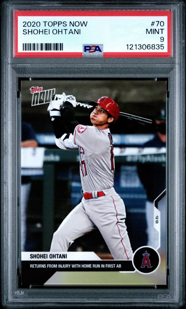 Thumbnail of 2020 Topps Now #70 Shohei Ohtani