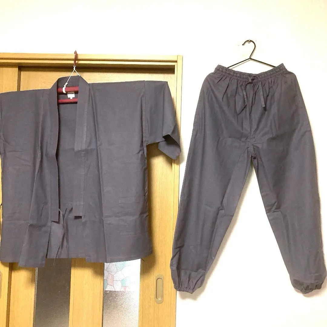 Thumbnail of Samue (work clothes) - Men's Cotton, L size, Light Gray L708