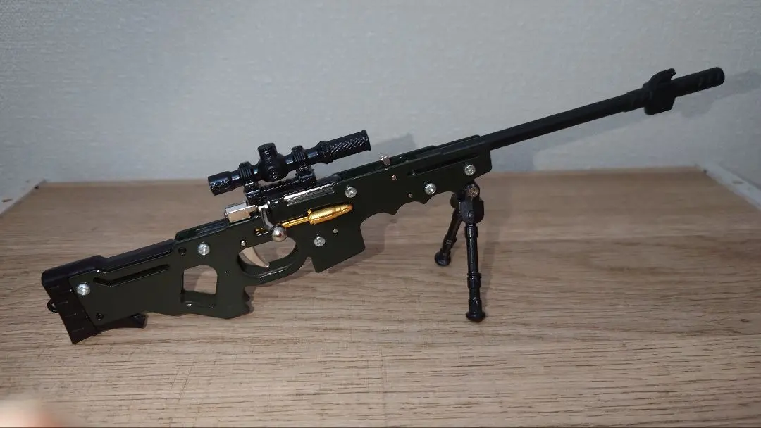 精巧1/3スケール　ミニチュアライフル　AWM 精巧1/3スケール ミニチュアライフル AWM ブラック スナイパー