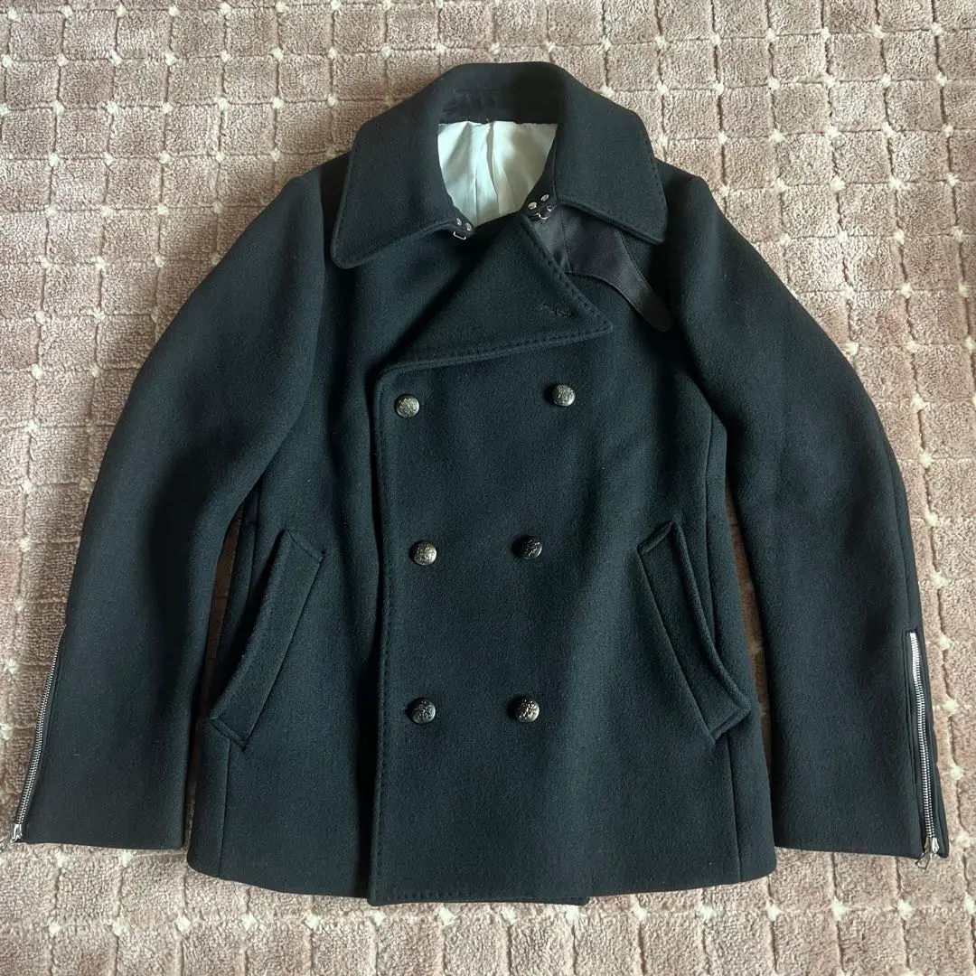 美品】brusco.k ブルスコ ノーカラージャケット コットン