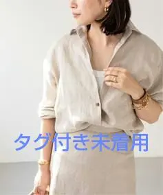 【ロケット】美品 Deuxieme Classe OGLINENシャツ 白 OGLINEN シャツ（シャツ／ブラウス）｜MUSE de Deuxieme Classe