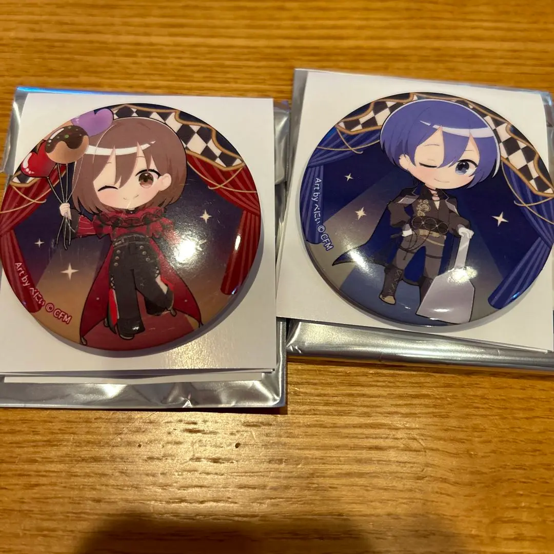 VOCALOID 初音ミク ピアプロキャラクターズ ブラックサーカス 缶バッジ ピアプロキャラクターズ アート缶バッジ＿初音ミク/ブラックサーカス