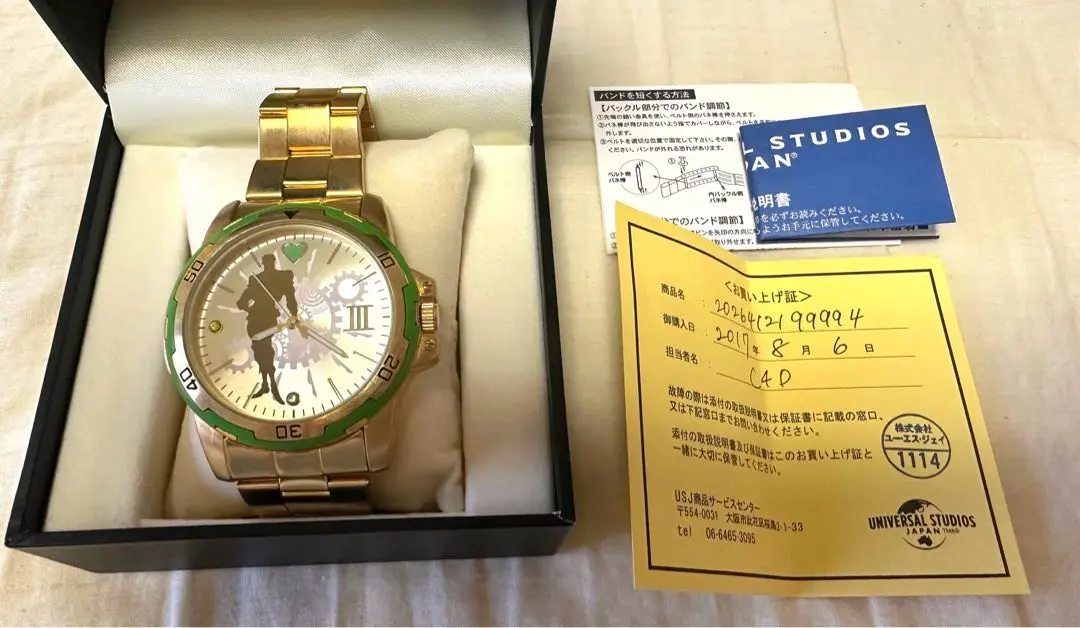 USJ　ジョジョの奇妙な冒険　クォーツ　腕時計　”DIO　THE　WORLD” USJ ジョジョの奇妙な冒険 クォーツ 腕時計 ”DIO THE WORLD