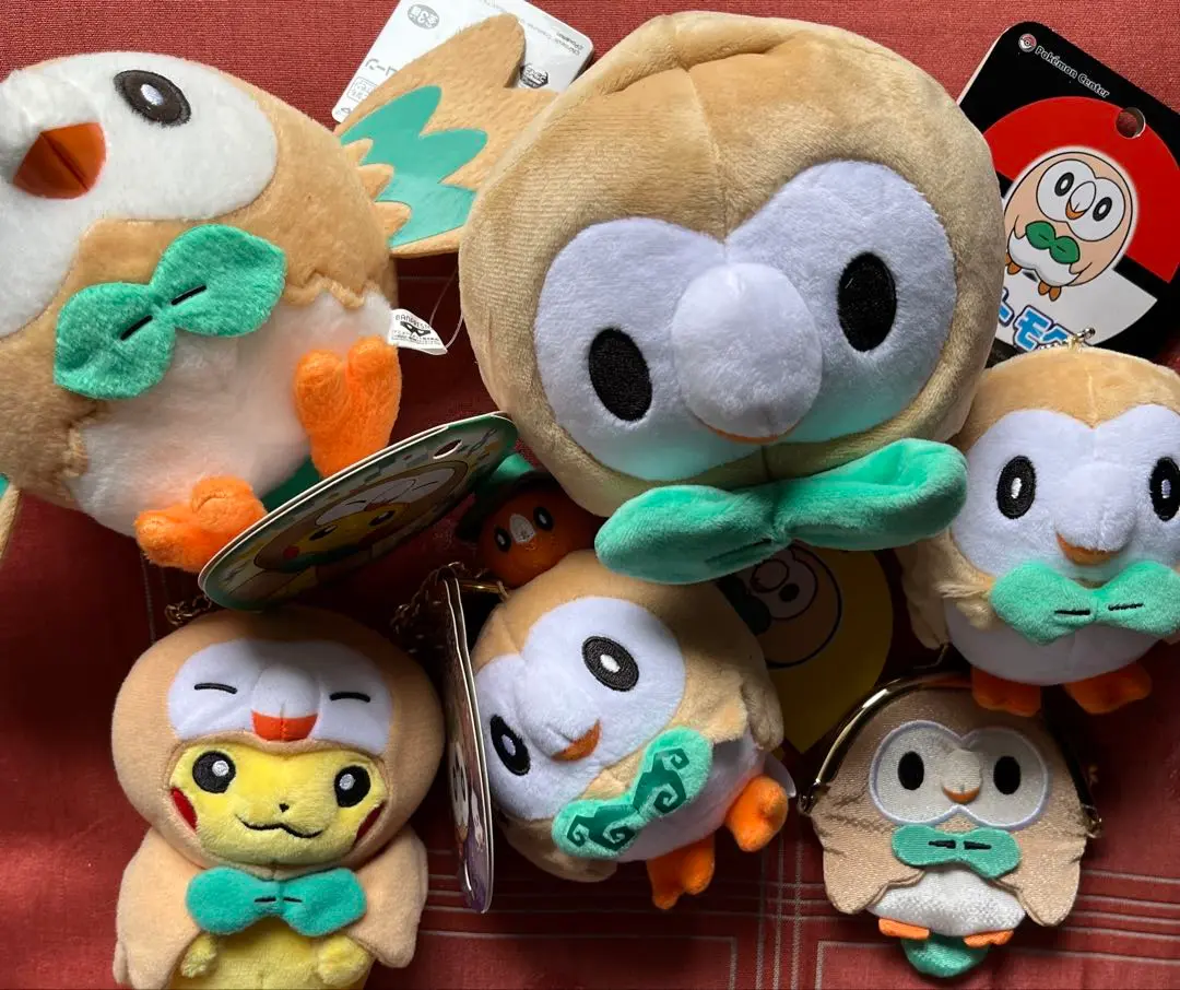 ポケモン モクローのポンチョを着たピカチュウ マスコット ポンチョピカチュウ ポケモンセンター 限定 モクロー ポンチョ ピカチュウ