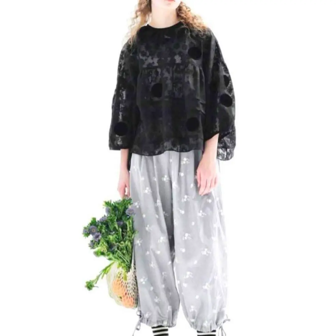 イマココニ imakokoni ドットフリルTシャツ アイアムアイ ヒグチユウコ イマココニ imakokoni ドットフリルTシャツ アイアムアイ