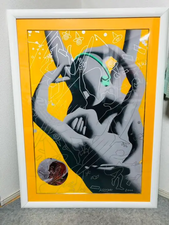 ☆マークコスタビ MARK KOSTABI 2001年 アクリル画１点物☆ ☆マークコスタビ MARK KOSTABI 2001年 アクリル画1点物☆